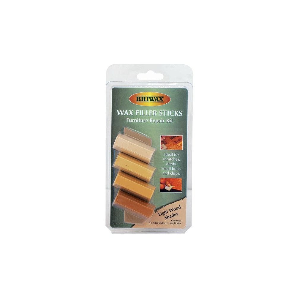 Briwax Wax Filler Sticks Light Wood Shades (Pack 4)