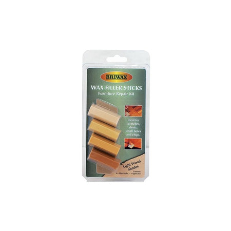Briwax Wax Filler Sticks Light Wood Shades (Pack 4)