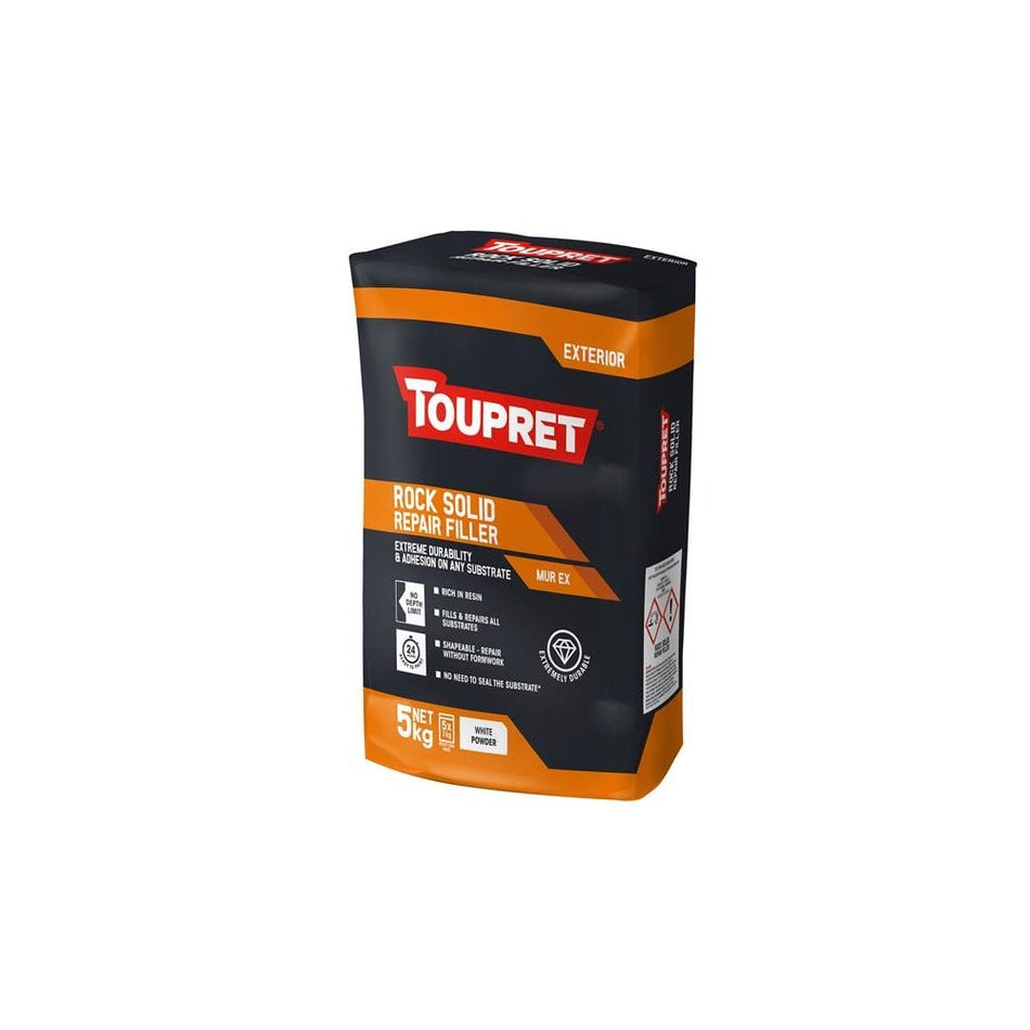 Toupret Exterior Rock Solid Repair Filler 5kg