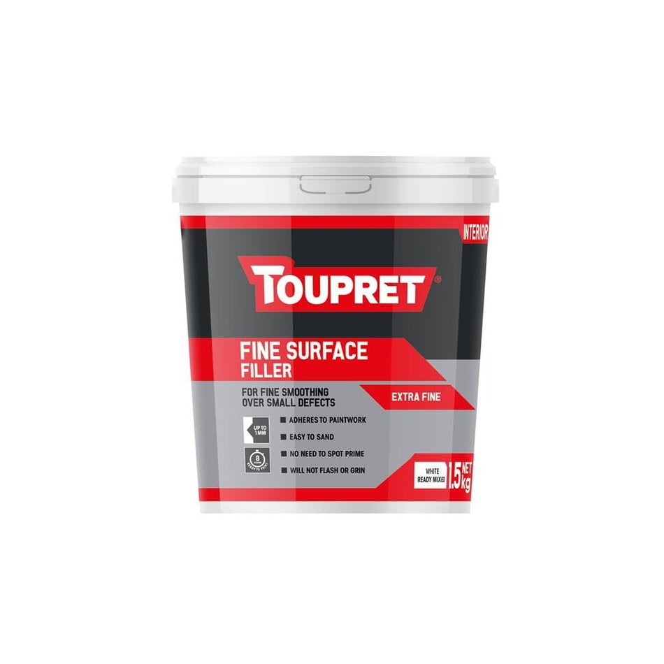 Toupret Fine Surface Filler 1.5kg