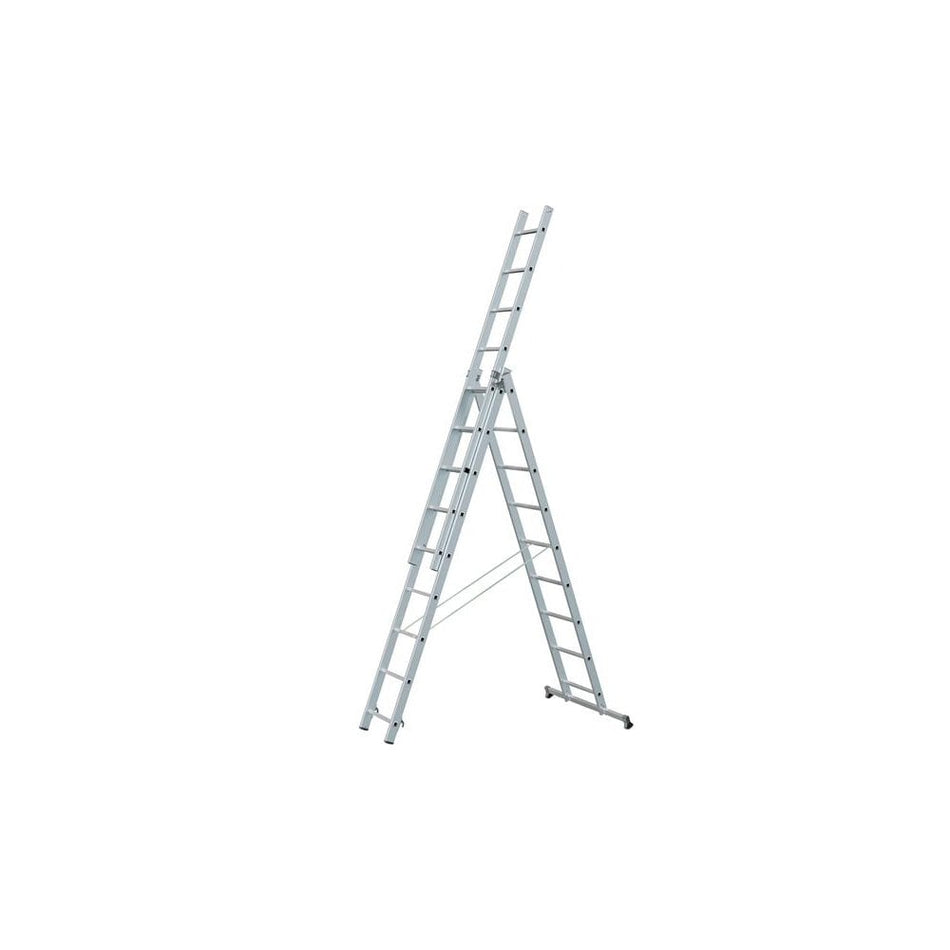 Zarges Light Trade Combination Ladder 3-Part 3 x 11 Rungs