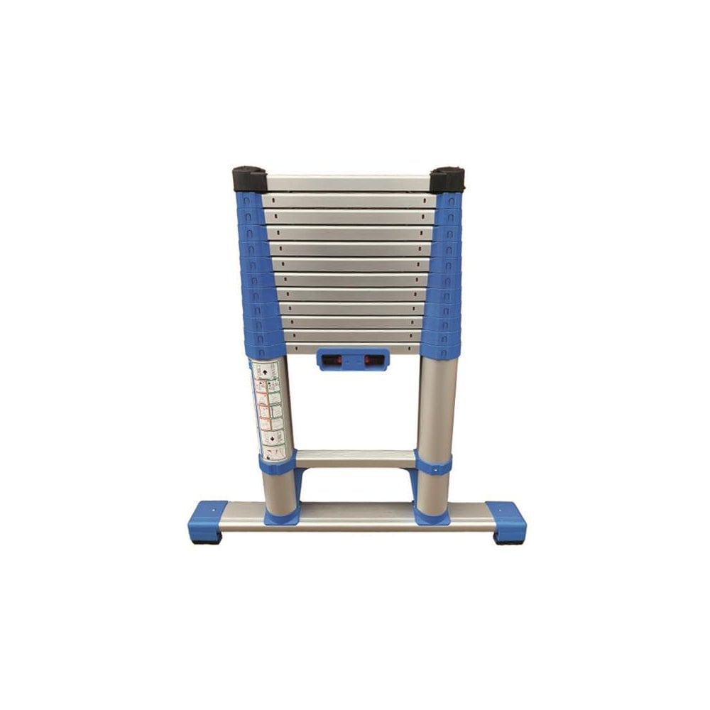 Zarges Compactstep L Telescopic Ladder & Stabiliser Bar 3.2m
