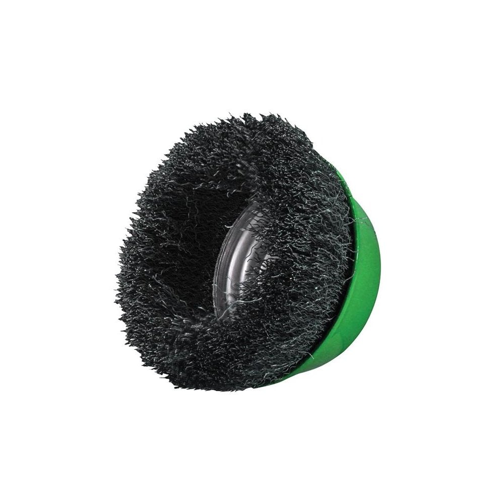 Faithfull Wire Cup Brush 100mm x M14 x 2 Stainless Steel 0.30mm