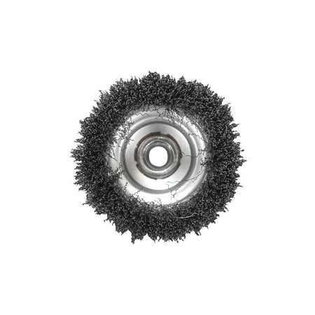 Faithfull Wire Cup Brush 100mm x M14 x 2 Stainless Steel 0.30mm