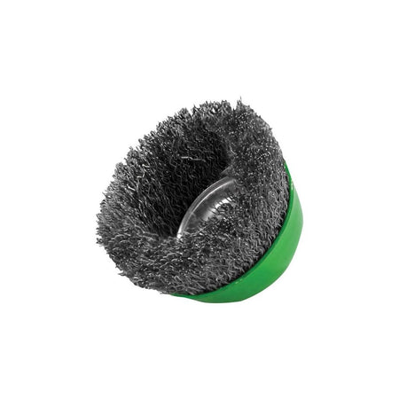 Faithfull Wire Cup Brush 75mm x M14 x 2 Stainless Steel 0.30mm