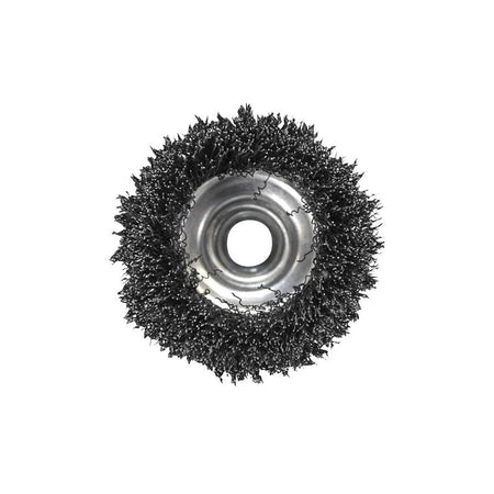 Faithfull Wire Cup Brush 80mm x M14 x 2 Stainless Steel 0.30mm