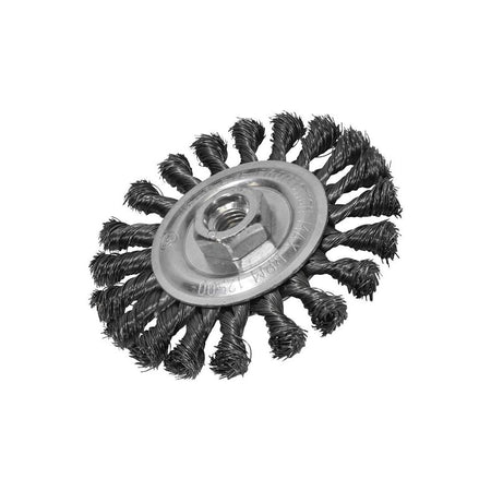Faithfull Circular Wire Brush 115mm x 12 x M14 x 2 0.35mm Wire