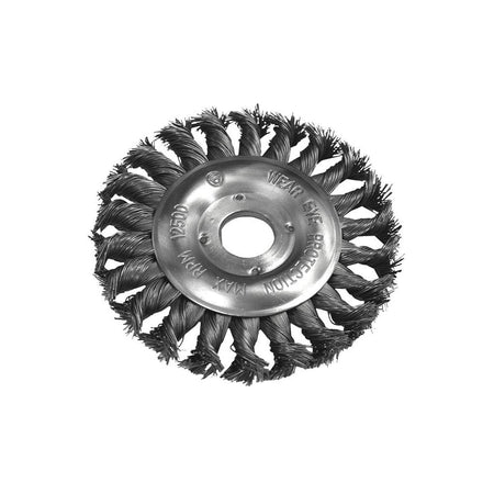 Faithfull Circular Wire Brush 115mm x 12 x M14 x 2 0.35mm Wire