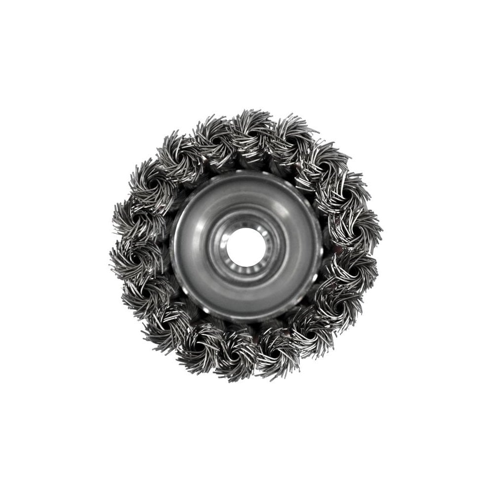 Faithfull Wire Cup Brush Twist Knot 65mm x M14 x 2 0.50mm