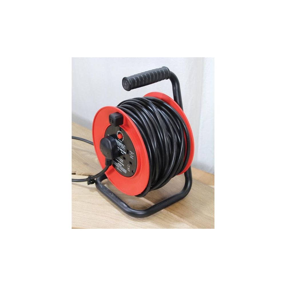 Faithfull Power Plus Cable Reel 25 Metre 13 Amp 230 Volt