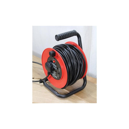 Faithfull Power Plus Cable Reel 25 Metre 13 Amp 230 Volt