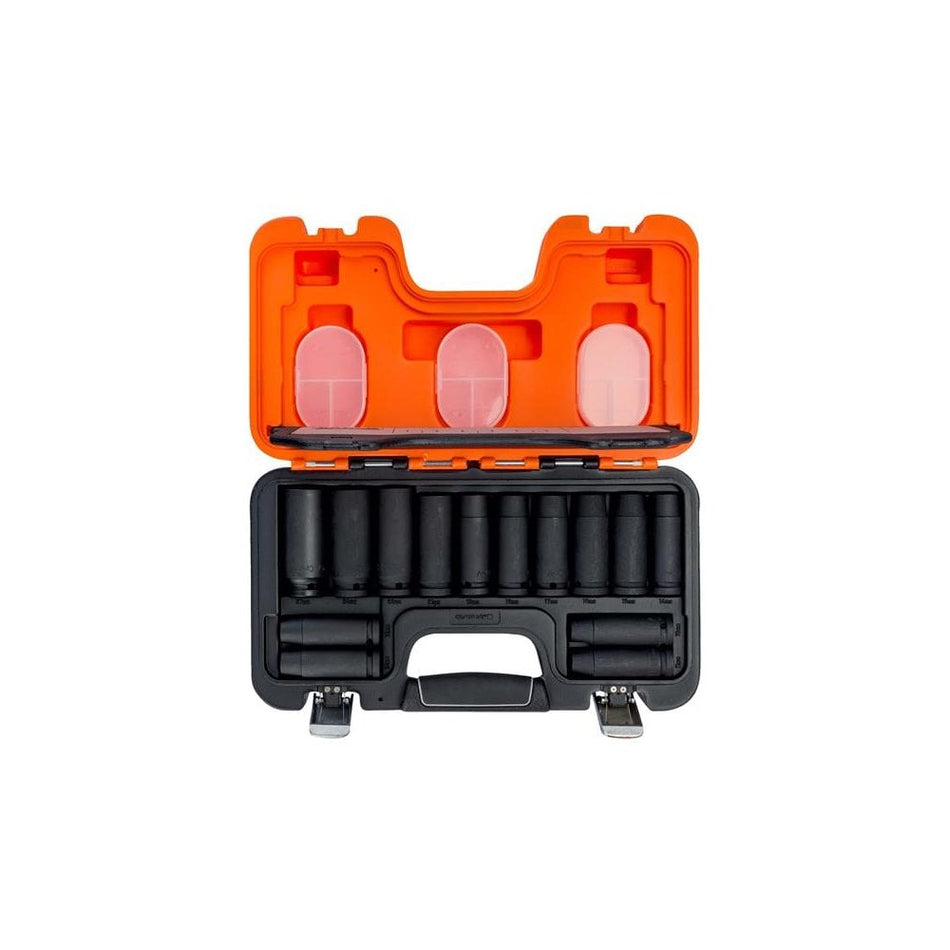 Bahco DD/S14 Deep Impact Socket 14 Piece Set 1/2in Square Drive