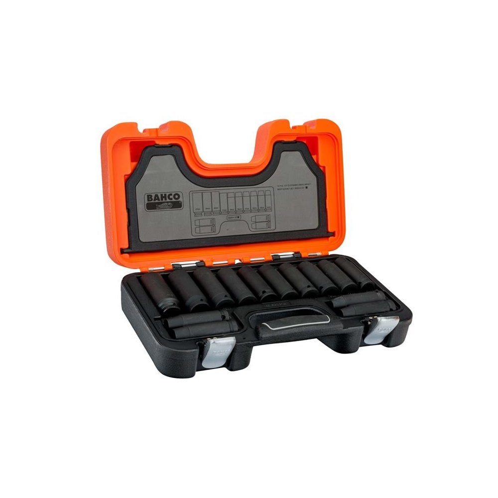 Bahco DD/S14 Deep Impact Socket 14 Piece Set 1/2in Square Drive