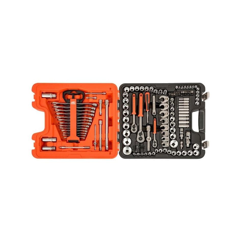 Bahco S138 Socket Set of 138 Metric 1/4in, 3/8in, & 1/2in