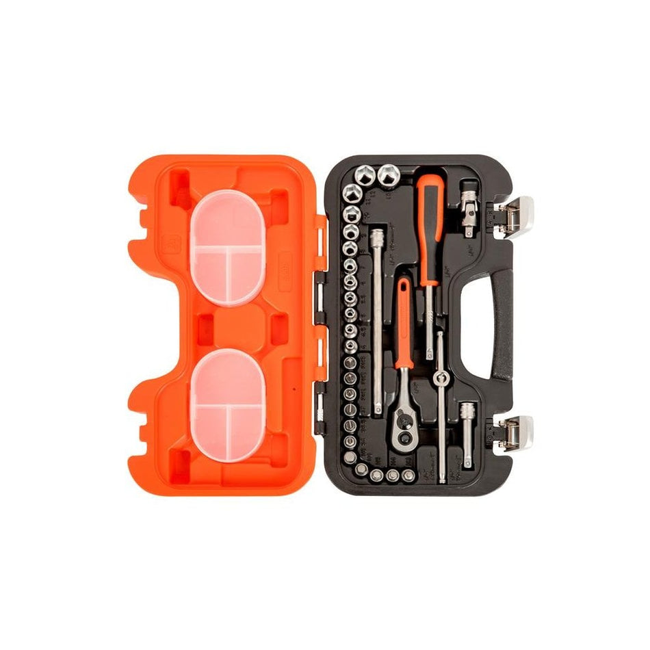 Bahco S290 Socket Set of 29 Metric 1/4in Drive