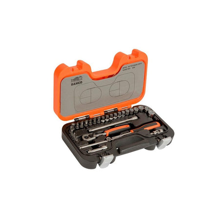 Bahco S290 Socket Set of 29 Metric 1/4in Drive