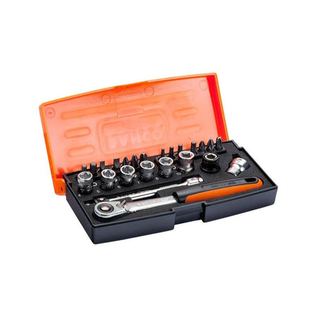 Bahco SL24 Socket Set of 24 Metric 1/4in Drive
