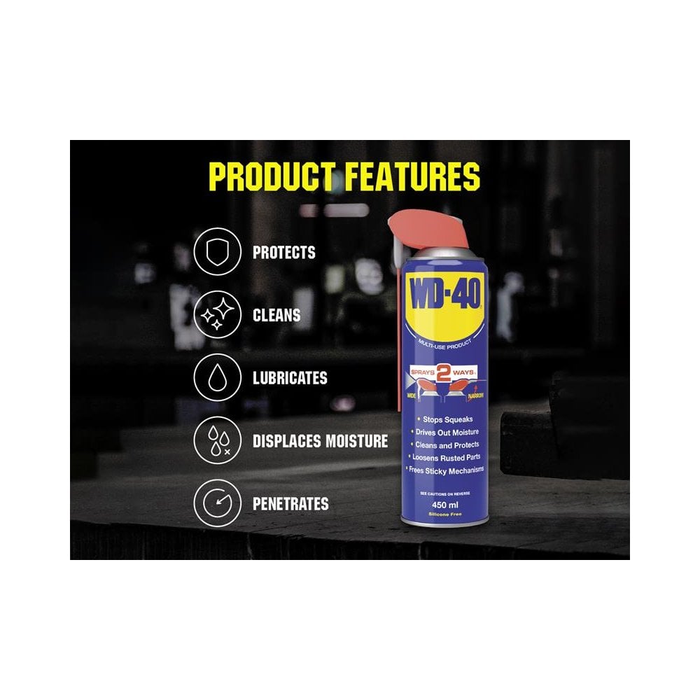 WD-40 Multi-Use Maintenance Smart Straw 450ml (Case of 24)