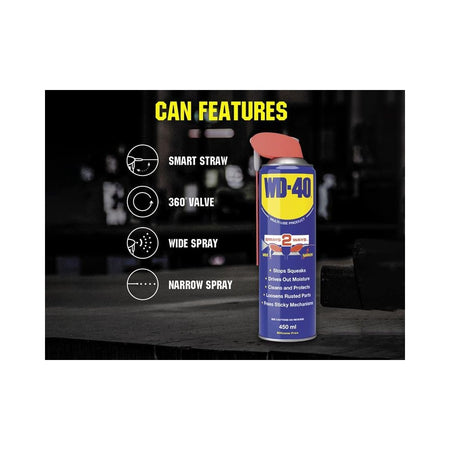 WD-40 Multi-Use Maintenance Smart Straw 450ml (Case of 24)