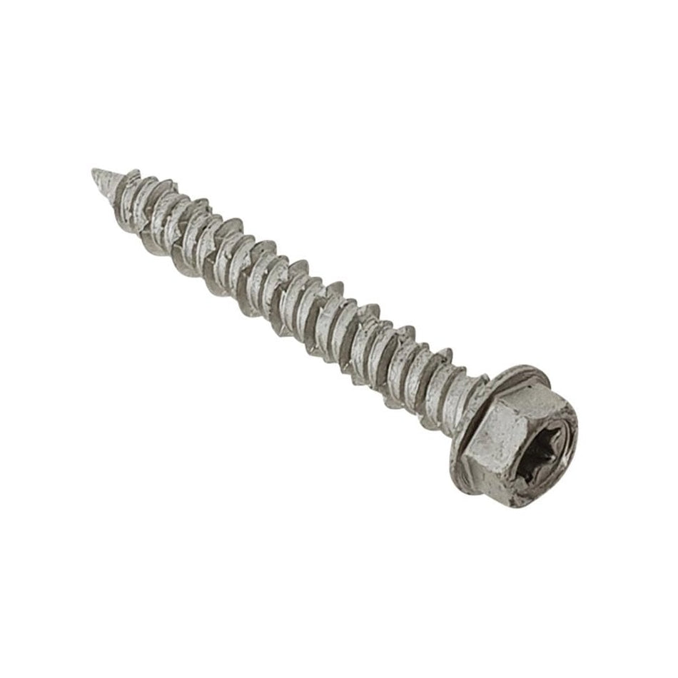 ForgeFix TechFast Masonry Screw TORX© Compatible Hex 6.3 x 45mm (Box 100)