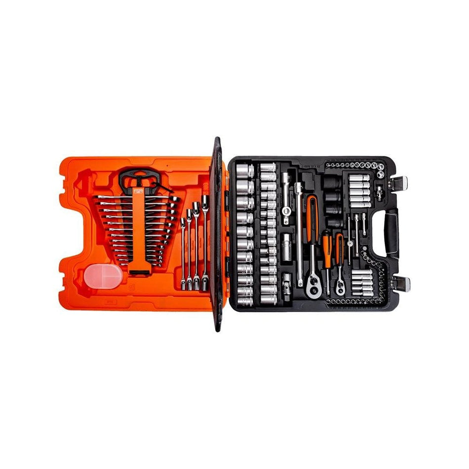 Bahco S108 Socket & Combination Spanner Set of 108 Metric 1/4in & 1/2in Drive