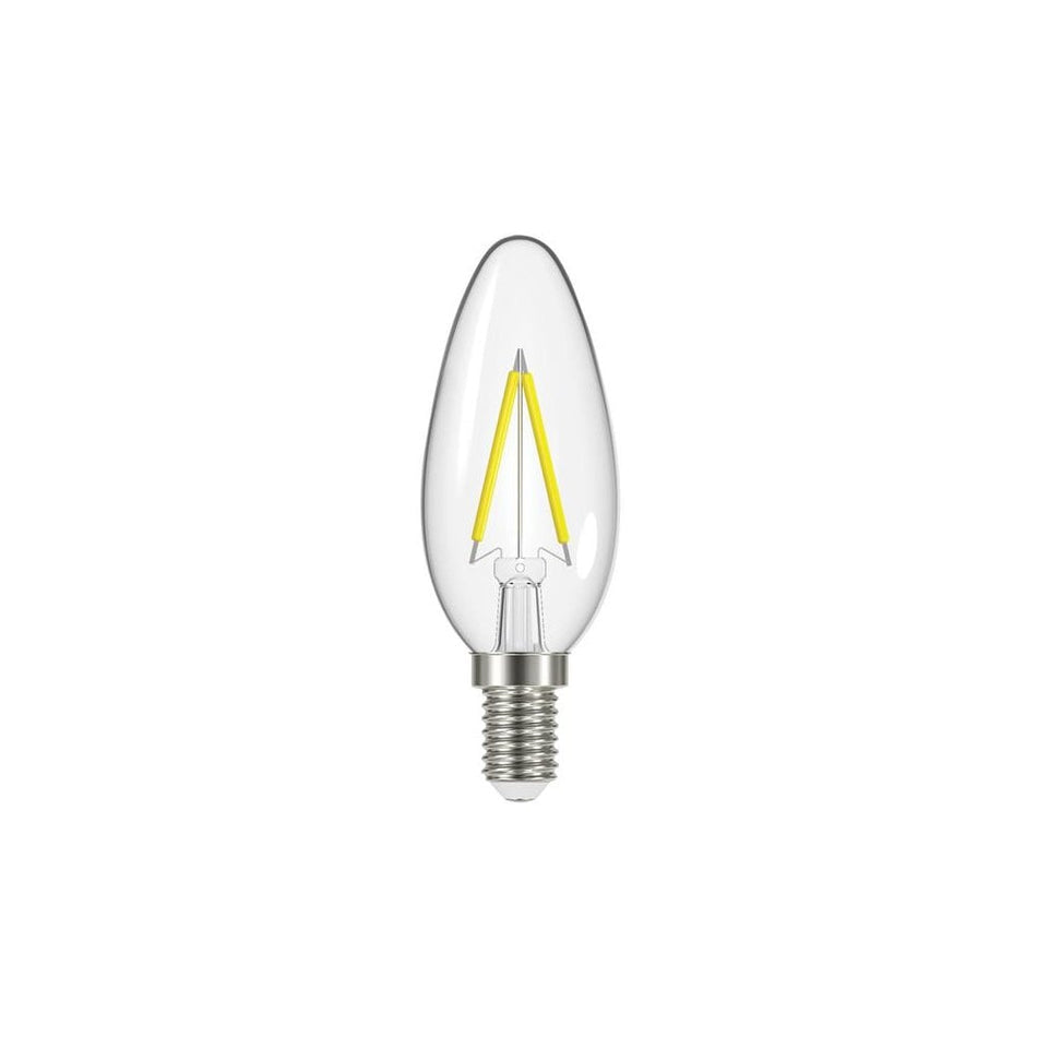 EnergizerÂ¸ LED SES (E14) Candle Filament Dimmable Bulb, Warm White 470 lm 5W -No. S12856