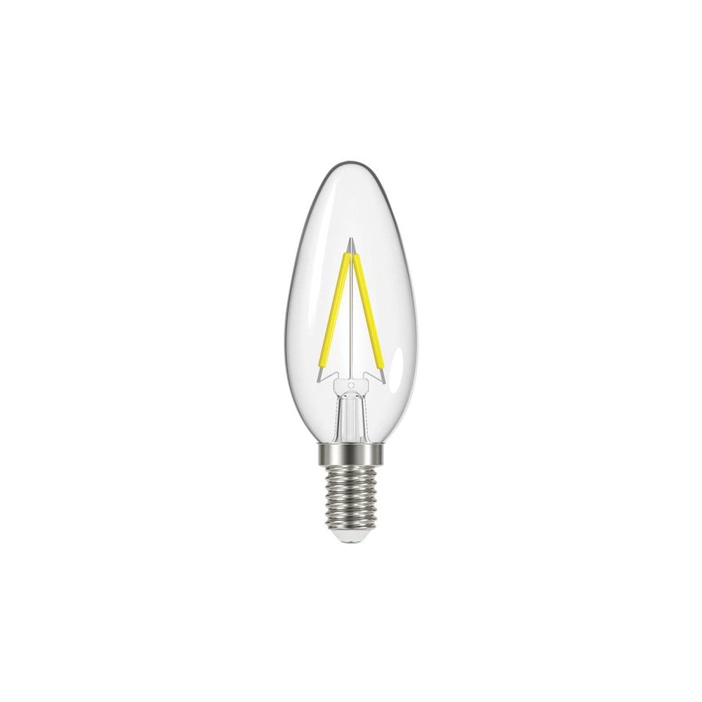 EnergizerÂ¸ LED SES (E14) Candle Filament Non-Dimmable Bulb, Warm White 470 lm 4W -No. S12869