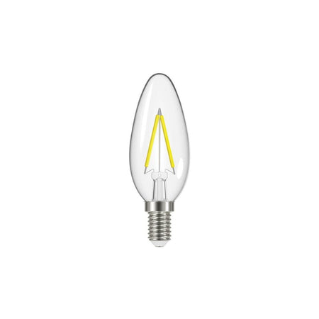EnergizerÂ¸ LED SES (E14) Candle Filament Non-Dimmable Bulb, Warm White 470 lm 4W -No. S12869