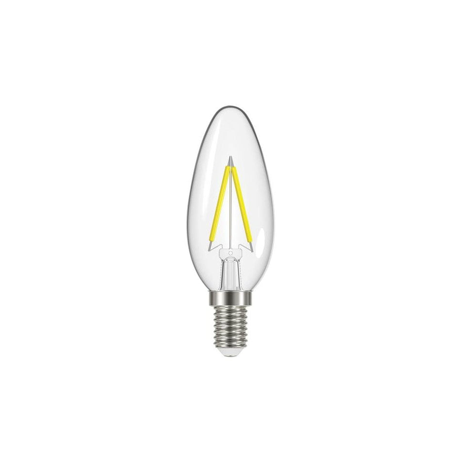 EnergizerÂ¸ LED SES (E14) Candle Filament Non-Dimmable Bulb, Warm White 470 lm 4W -No. S12869