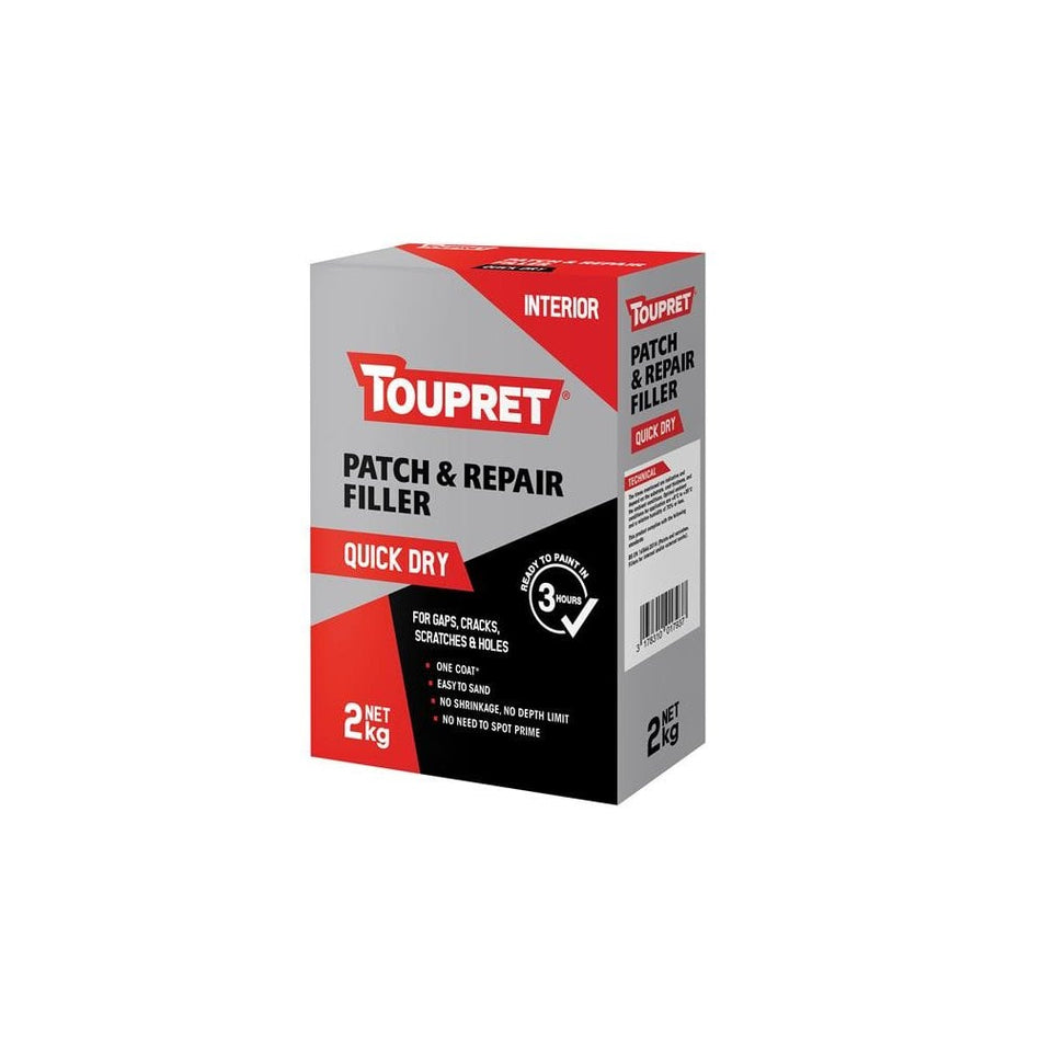 Toupret Quick Dry Patch & Repair 2kg -No. FGREB02GB