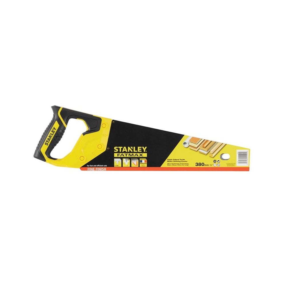 STANLEYÂ© Jet Cut Fine Handsaw 380mm (16in) 11 TPI
