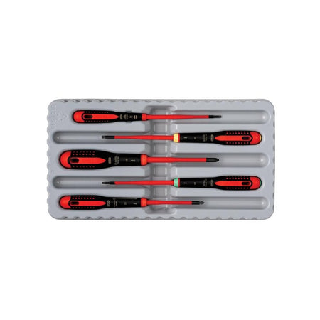 Bahco BE-9871SL ERGO? Slim VDE Insulated Screwdriver Set, 5 Piece
