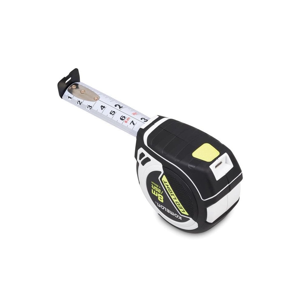 Komelon LED LIGHT Tape Measure 8m/26ft (Width 25mm)