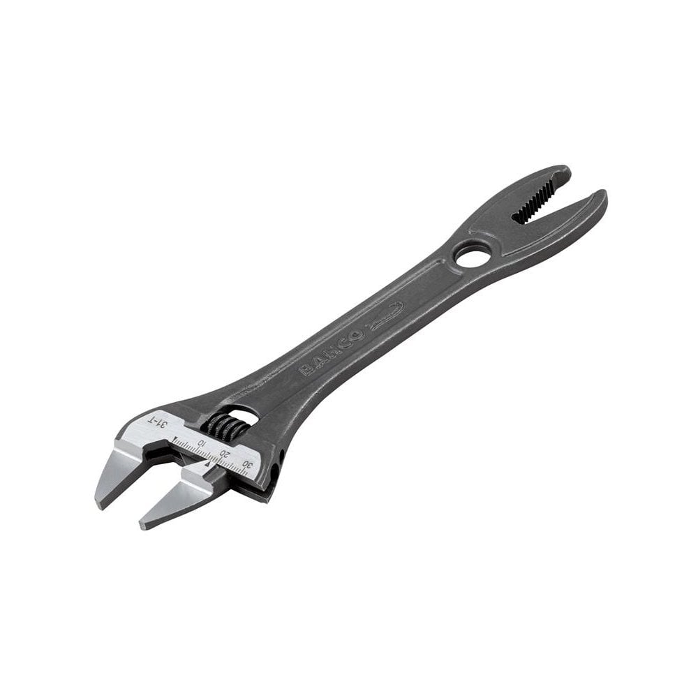 Bahco 31-T Thin Jaw Adjustable Spanner with Serrated Pipe Jaws