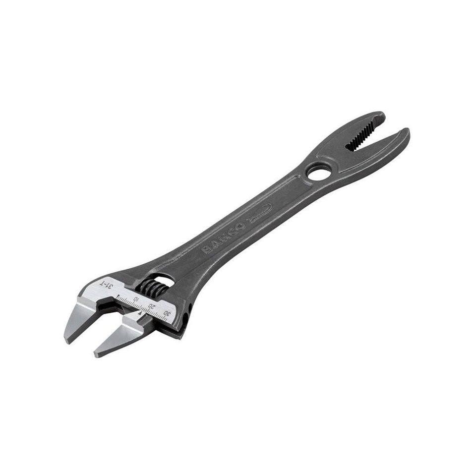 Bahco 31-T Thin Jaw Adjustable Spanner with Serrated Pipe Jaws