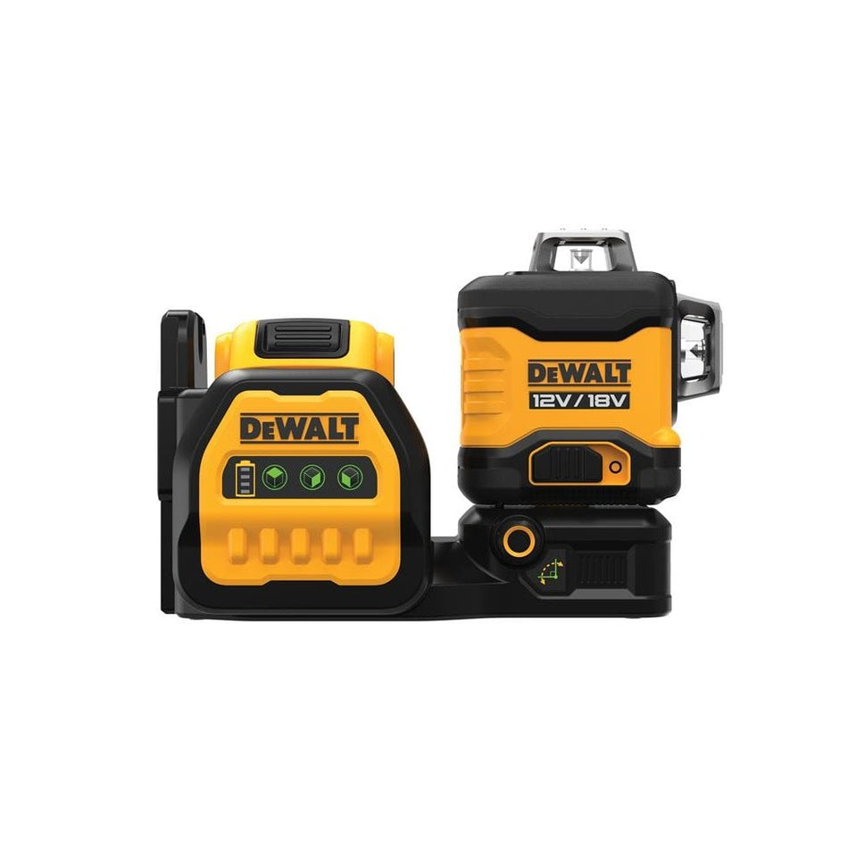 DEWALT DCE089D1G18 3 x 360Ã¸ Green Multi-Line Laser 12/18V 1 x 2.0Ah Li-ion