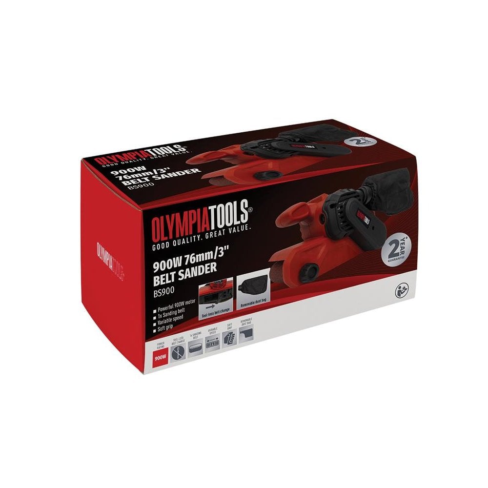 Olympia Power Tools Belt Sander 900W 240V