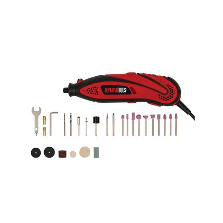 Olympia Power Tools Mini Rotary Multi-Tool with 40 Piece Accessory Set