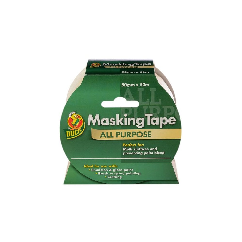 Shurtape Duck TapeÂ© All-Purpose Masking Tape 50mm x 50m