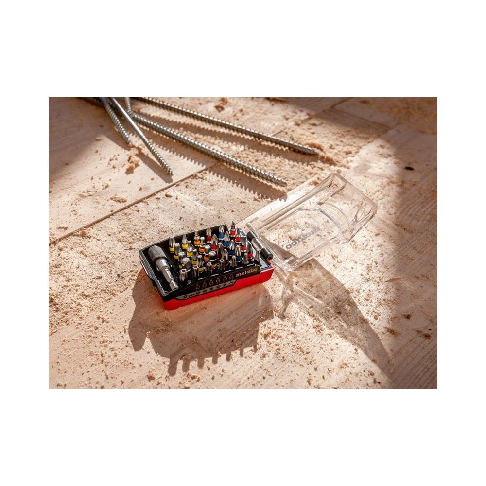 Metabo Battery Bit Box Set, 32 Piece
