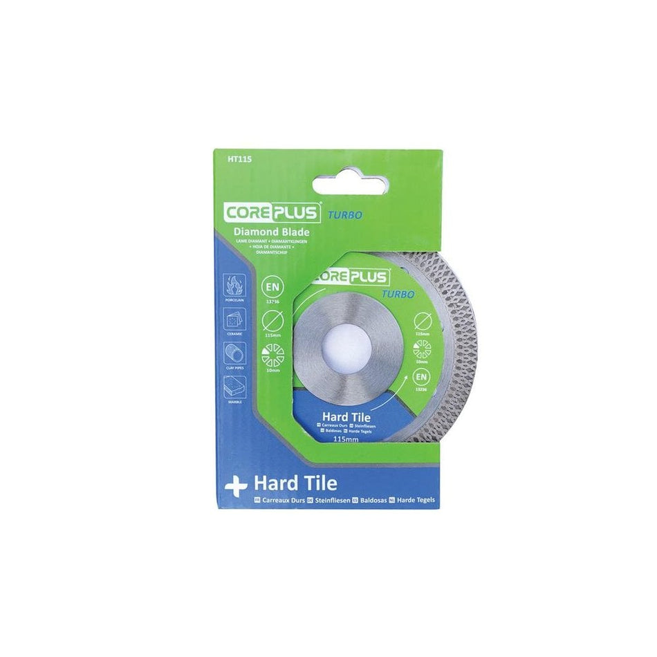 CorePlus HT115 Hard Tile Turbo Diamond Blade 115mm