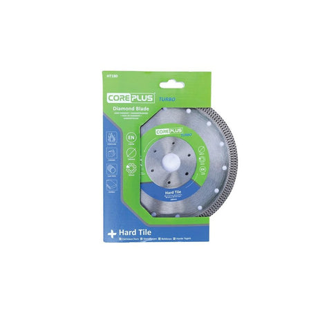 CorePlus HT180 Hard Tile Turbo Diamond Blade 180mm