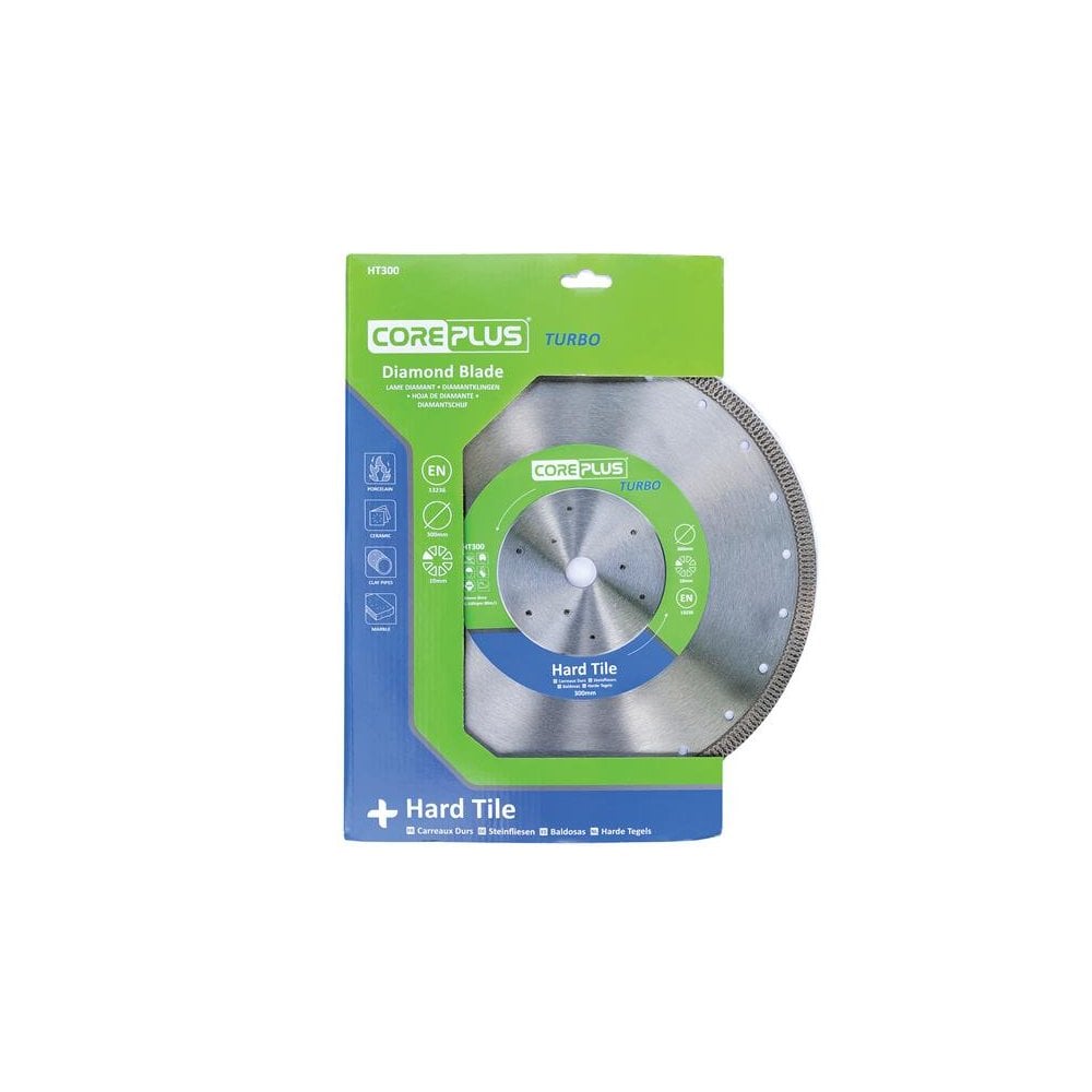 CorePlus HT300 Hard Tile Turbo Diamond Blade 300mm