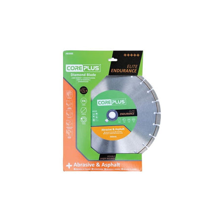 CorePlus AB350E Elite Abrasive & Asphalt Diamond Blade 350mm