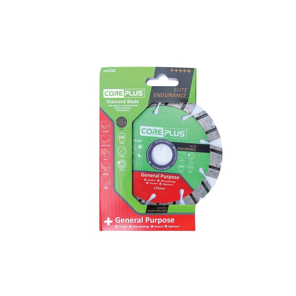 CorePlus GP125E Elite General-Purpose Diamond Blade 125mm
