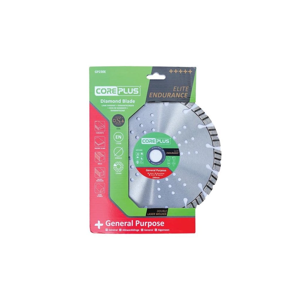 CorePlus GP230E Elite General-Purpose Diamond Blade 230mm
