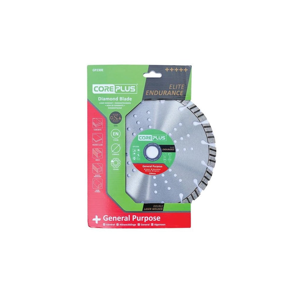 CorePlus GP230E Elite General-Purpose Diamond Blade 230mm