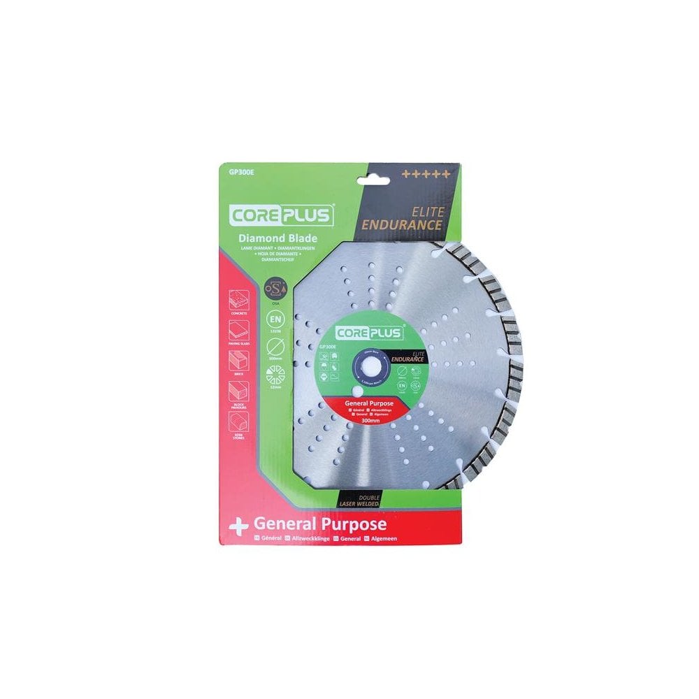 CorePlus GP300E Elite General-Purpose Diamond Blade 300mm