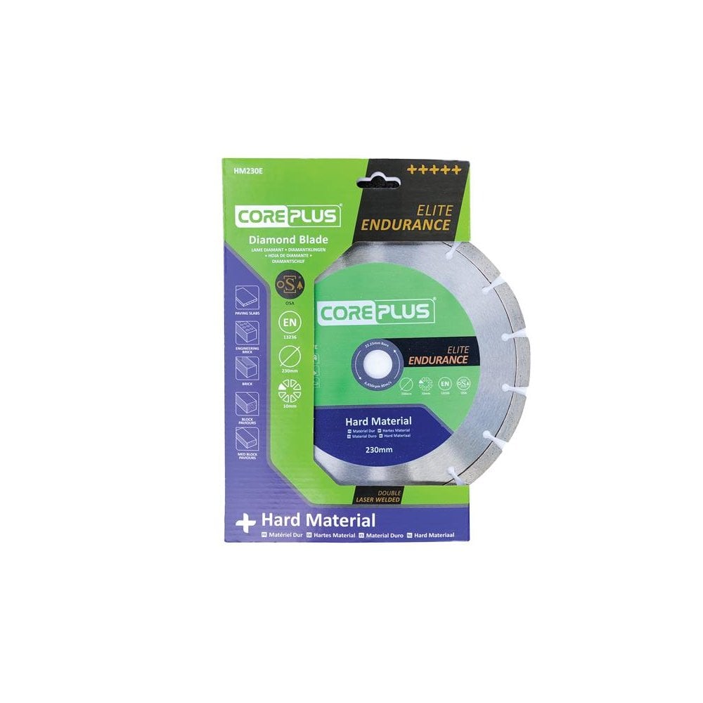CorePlus HM230E Elite Hard Material Diamond Blade 230mm