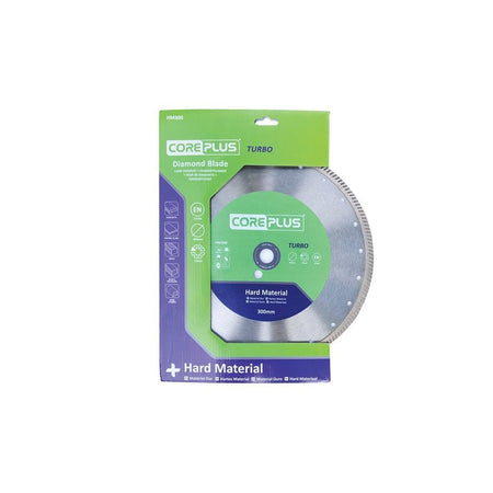 CorePlus HM300 Hard Material Turbo Diamond Blade 300mm